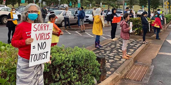 molokai airport protest